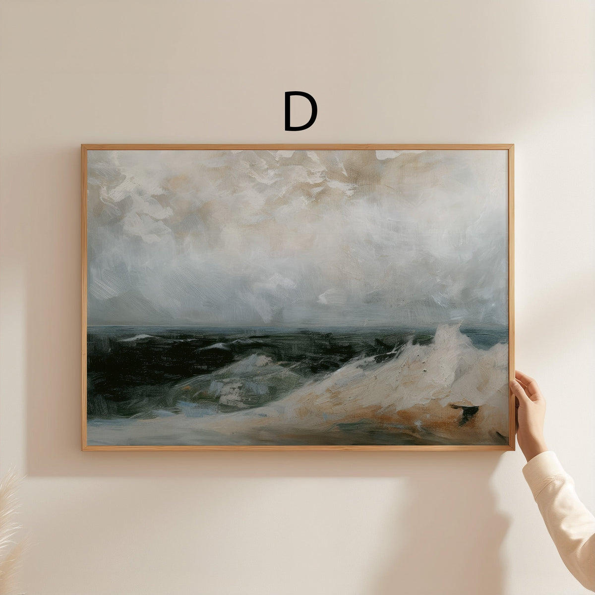Moderne Vintage Kunst Poster · Geschenkidee · Pferd Winterlandschaft Figuren Klassische Wandkunst · Dekoprint ohne Rahmen